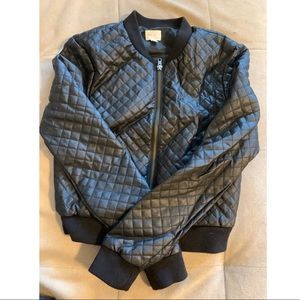 Bomber jacket!!! Super cute and has slight wear.